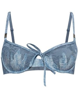 Diesel X Fenty By Rihanna Balconette-Lace-Bra - Blue