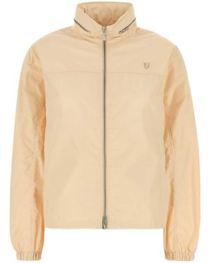 Burberry Skin Nylon Blend Windbreaker - Natural
