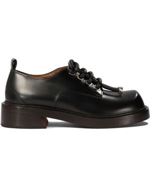 McQueen Alexander MC Königin Schnürung Derby Schuhe - Schwarz