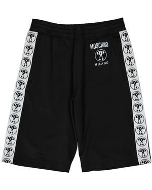 Moschino Couture -Kontrast -Band -Shorts - Schwarz