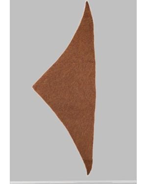 Uma Wang Alpaca-Wool Blend Scarf - Brown