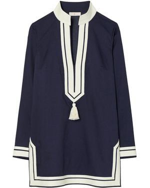 Tory Burch Cotton Tunic - Blue