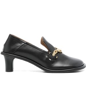 Stella McCartney 45Mm Metallic-Detail Court Shoes - Black