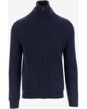 Oliver Lattughi Cashmere Jumper - Blue