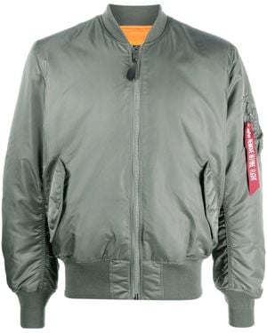 Alpha Industries Ma 1 Heritage Bomber Jacket - Grey