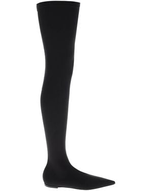 Dolce & Gabbana Versatile Stretch Thigh-High Boots For - Black