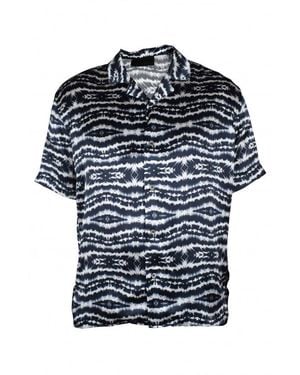 Philipp Plein Tie Dye Ss Shirt - Black