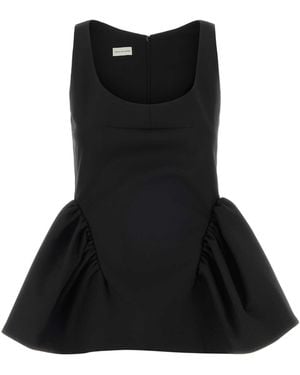 Dries Van Noten 02360-Caylo 3206 W W Top - Black