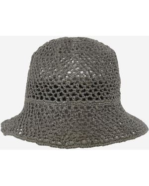 Reinhard Plank Sombrero de cubo de malla de tablones de reinhard - Gris
