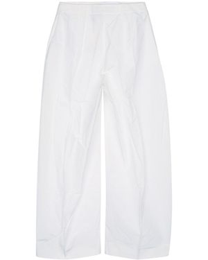 Jacquemus Oval Fluid Pants - White