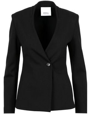Erika Cavallini Semi Couture Jackets - Black