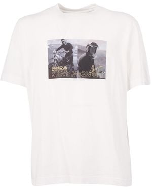 Barbour Hellen Photographic T Shirt - White