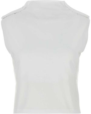 ARMARIUM Stretch Cotton Glenda Top - White