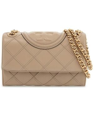 Tory Burch Borsa A Spalla Fleming Piccola-Donna - Neutro