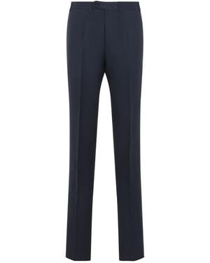 Canali Linen Trousers - Blue