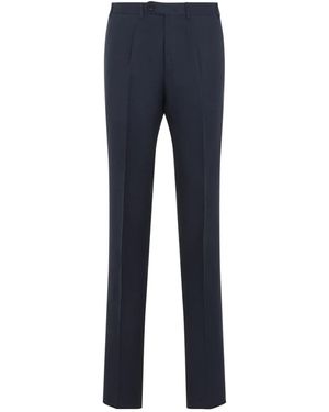 Canali Linen Trousers - Blue