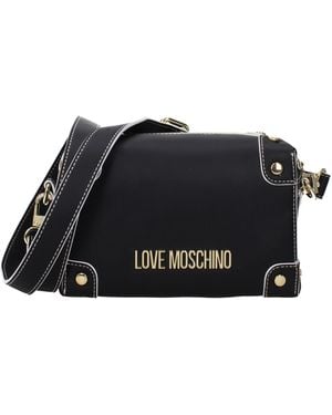 Love Moschino Crossbody Bags Polyurethane - Black