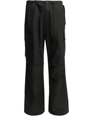 Needles Field Cotton Nylon Cargo Pants - Black