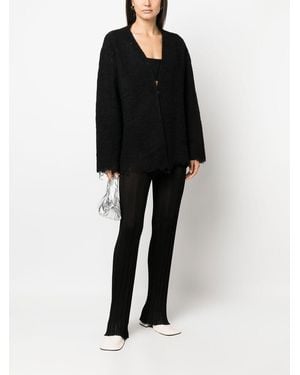 VITELLI Gerafeld Vest - Zwart