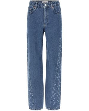 Marine Serre 'Moon' Jeans - Blau