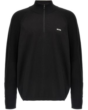 BOSS 'auftrieb' Pullover - Schwarz