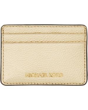 MICHAEL Michael Kors Portacarte Con Logo - Natural