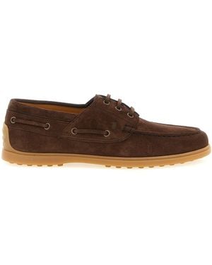 Tod's Bootsschuh aus Wildleder - Braun