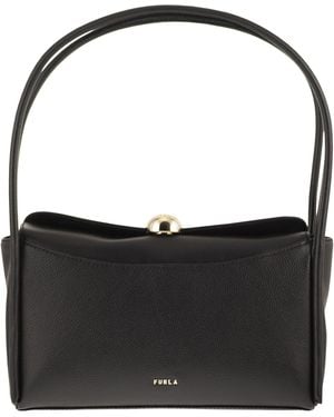 Furla Nicole Leather Bag M - Black