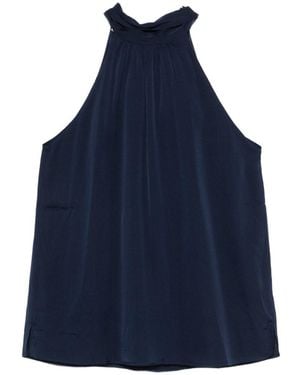 Silk95five Top Silk - Blue