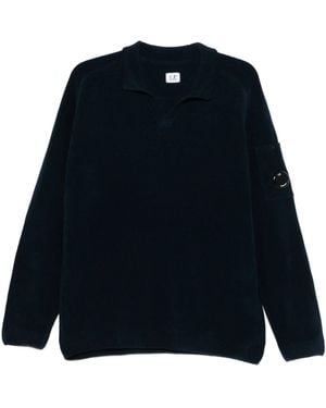 C.P. Company Knitwear Polo Collar - Blue
