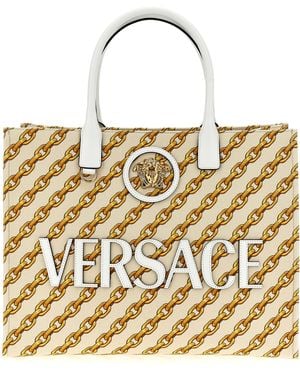 Versace Shopping 'kettingstrepen La Medusa' - Metallic