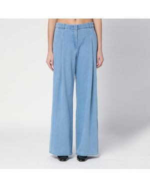 THE GARMENT Pantalone Merci Wide Light - Blue