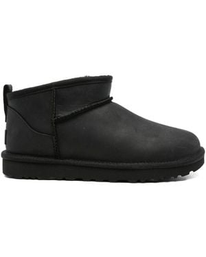 UGG Leather Boots - Black