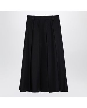 Department 5 Cotton Flounced Henrique Skirt - Black