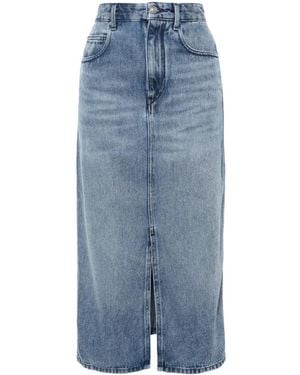 Isabel Marant Stonewashed Tilauria Skirt - Blue