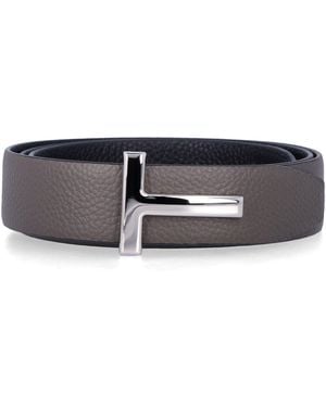Tom Ford Reversible Belt - Black