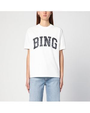 Anine Bing Ivory Jaylin Tee Bing T-Shirt - White