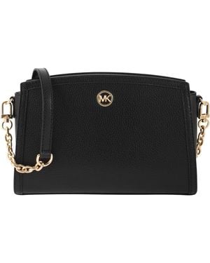 Michael Kors Chantal Spalla Con Logo - Nero