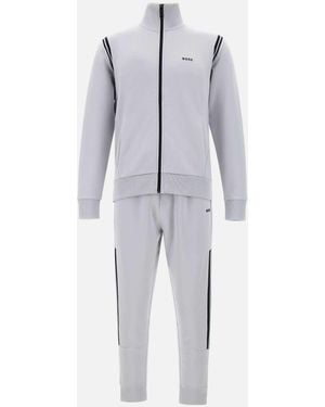 BOSS Ice Cotton Tracksuit Set - Grey