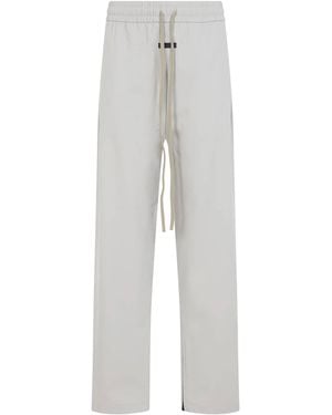 Fear Of God Paura Dei Pantaloni Di Cemento Di Dio Con Fessure Laterali - Grigio