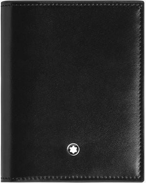 Montblanc Cartera Meisterstück Compact de piel - Negro