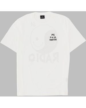 Paul Smith T Shirt Con Stampa - White