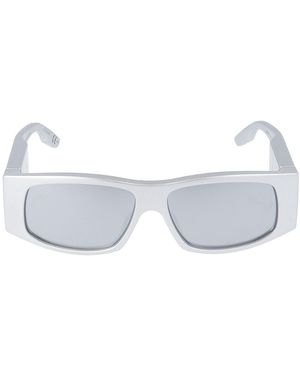 Balenciaga Lunettes de soleil BB0100S Unisexe - Blanc