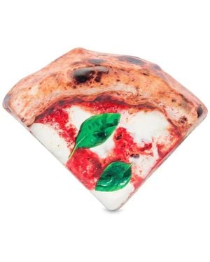 Moschino Mini-Tasche Im Pizzadesign - Weiß