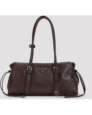 Prada Shopping Bag - Brown