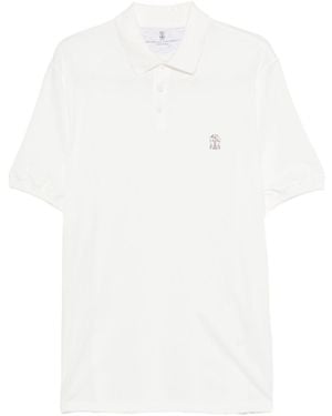 Brunello Cucinelli T -Shirts und Polos Weiß
