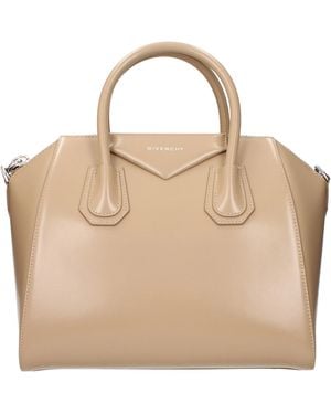 Givenchy Antigona Handbag Leather/Sand - Natural
