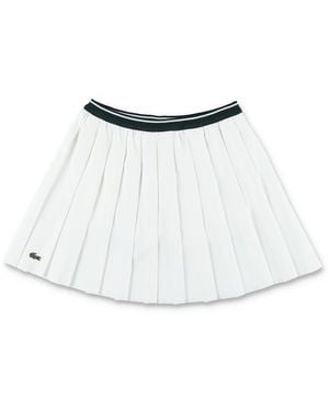 Lacoste Modern Take On Classic Tennis Mini Skirt - White
