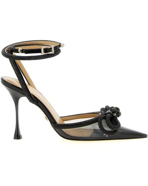 Mach & Mach 'Double Bow' Pumps - Mettallic