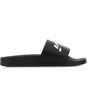 VTMNTS Vtmnt's Zwarte Rubberen Slippers